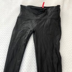 Spanx faux leather leggings. Never been worn. Size medium